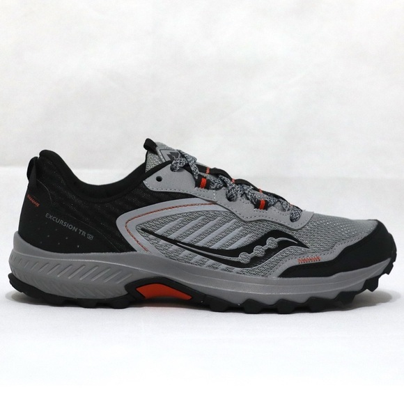 Saucony Men’s Excursion TR15 Trail/Athletic Shoes Alloy Scarlet Gray Black US 11 main image 9
